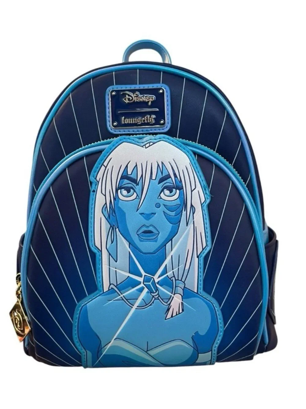 Loungefly Disney Atlantis The Lost Empire Kida Glow in Dark Mini Backpack NWT